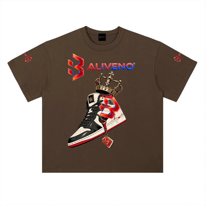 Baliveno Heavyweight Drop Shoulder Cotton T-Shirt