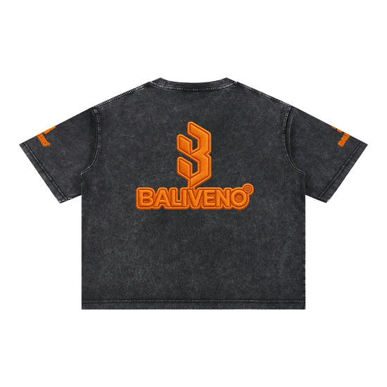 Mineral Wash Boxy Cotton T-Shirt