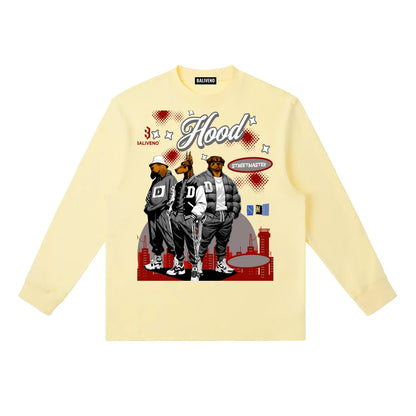 Baliveno Essential Crewneck Long-Sleeve T-Shirt