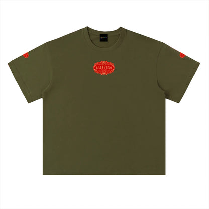 Baliveno Heavyweight Drop Shoulder Cotton T-Shirt