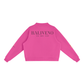 Baliveno Minimalist Essential Fleece Mock-Neck Crew Sweatshirt