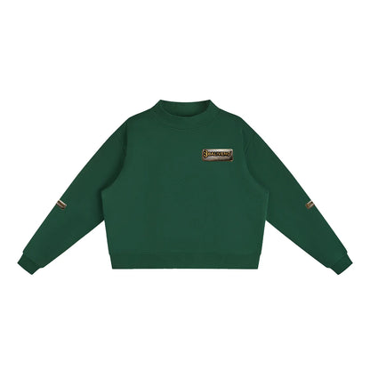 Baliveno Fleece Mock-Neck Crew Sweatshirt