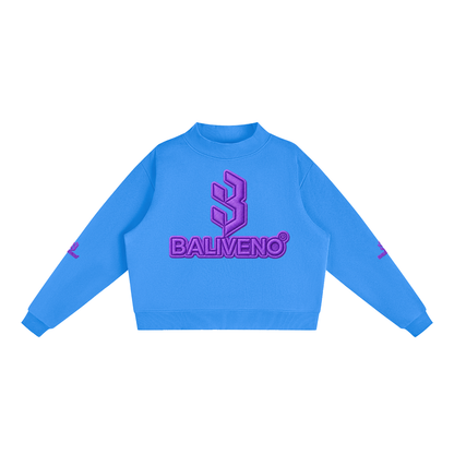 BALIVENO Essential Fleece Mock-Neck Sweatshirt — Studio 29