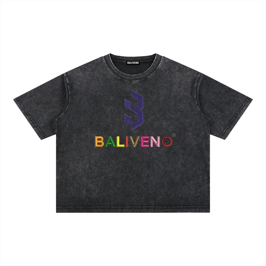Mineral Wash Boxy Cotton T-Shirt