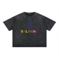 Mineral Wash Boxy Cotton T-Shirt