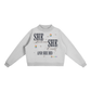 Essential Fleece Mock-Neck Crew Sweatshirt