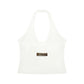 Baliveno Women’s Ruched Halter Yoga Tank Top