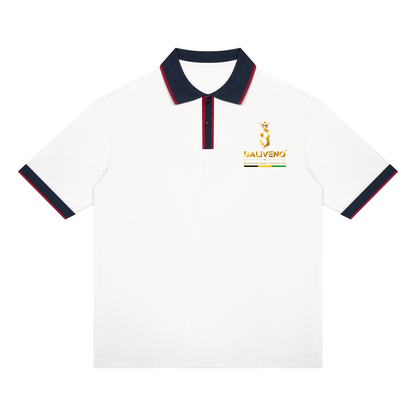 Unisex Color Block Polo Shirt