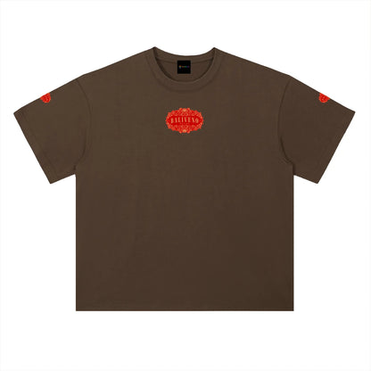 Baliveno Heavyweight Drop Shoulder Cotton T-Shirt