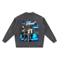 Vintage Washed Fleece Baseball Jacket