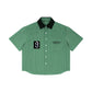 Baliveno Unisex Striped Boxy Contrast Collar Shirt