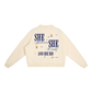 Essential Fleece Mock-Neck Crew Sweatshirt