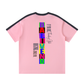 Baliveno Unisex Colorblock Striped T Shirt Cotton Blend
