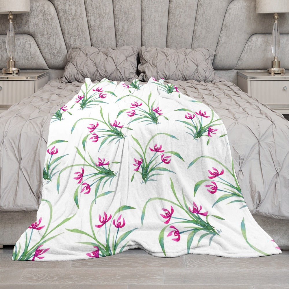 Ultra-Soft Flannel Blanket Multiple Sizes