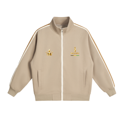 Baliveno Contrast Side-Stripe Stand Collar  Jacket