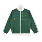 Contrast Side Stripe Fleece Track Jacket