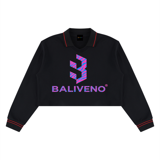 Women’s Crop Collared Sweatshirt