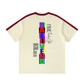 Baliveno Unisex Colorblock Striped T Shirt Cotton Blend
