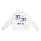 Essential Fleece Mock-Neck Crew Sweatshirt