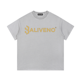 BALIVENO Vintage Wash Cotton T-Shirt in light gray, perfect for casual wear and outdoor activities. 💖👕 