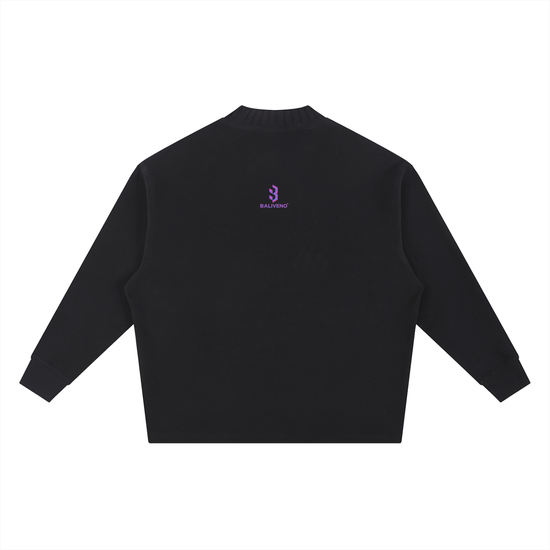 BALIVENO Oversized Knit Crewneck Sweatshirt — Studio 21