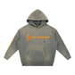 Baliveno Vintage Washed Frayed Fleece Hoodie