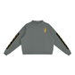Baliveno  Essential Fleece Mock-Neck Crew Sweatshirt