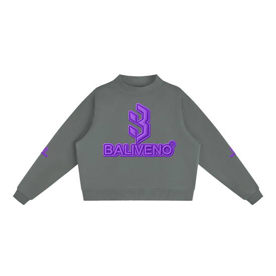 BALIVENO Essential Fleece Mock-Neck Sweatshirt — Studio 29