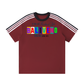 Baliveno Unisex Colorblock Striped T Shirt Cotton Blend