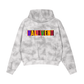 Dirty Washed Zip-Up Fleece Hoodie