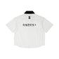 Baliveno Unisex Striped Boxy Contrast Collar Shirt