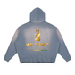 Baliveno Unisex Sunfade Ripped Boxy Hoodie