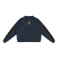 Baliveno  Essential Fleece Mock-Neck Crew Sweatshirt