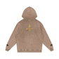 Snow Washed Loose Cotton Hoodie