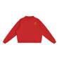 Baliveno luxury Essential Fleece Mock-Neck Crew Sweatshirt