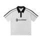 Contrast Collar Short-Sleeve Polo Shirt