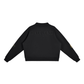 Baliveno Minimalist Essential Fleece Mock-Neck Crew Sweatshirt
