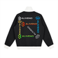 Contrast Side Stripe Fleece Track Jacket