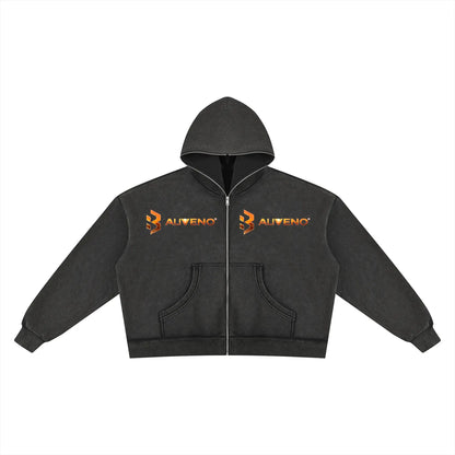 Baliveno Unisex Vintage Wash Fleece Boxy Hoodie