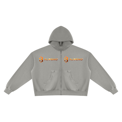Baliveno Unisex Vintage Wash Fleece Boxy Hoodie