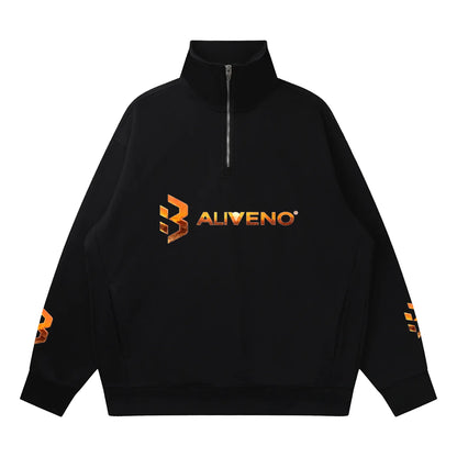 Baliveno Quarter-Zip Drop Shoulder Sweatshirt