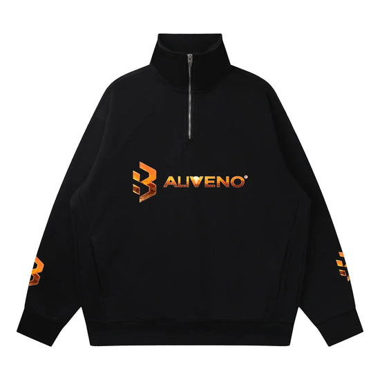 Baliveno Quarter-Zip Drop Shoulder Sweatshirt