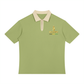 Unisex Color Block Quarter-Zip Polo Shirt