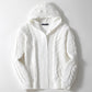 European And American Mens Twisted-knit Cardigan Sweater