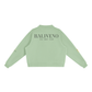 Baliveno Minimalist Essential Fleece Mock-Neck Crew Sweatshirt