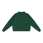 Baliveno Minimalist Essential Fleece Mock-Neck Crew Sweatshirt