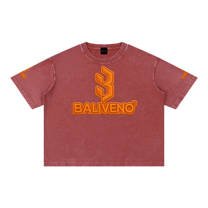 Baliveno Mineral Wash Boxy Cotton T-Shirt