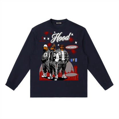 Baliveno Essential Crewneck Long-Sleeve T-Shirt