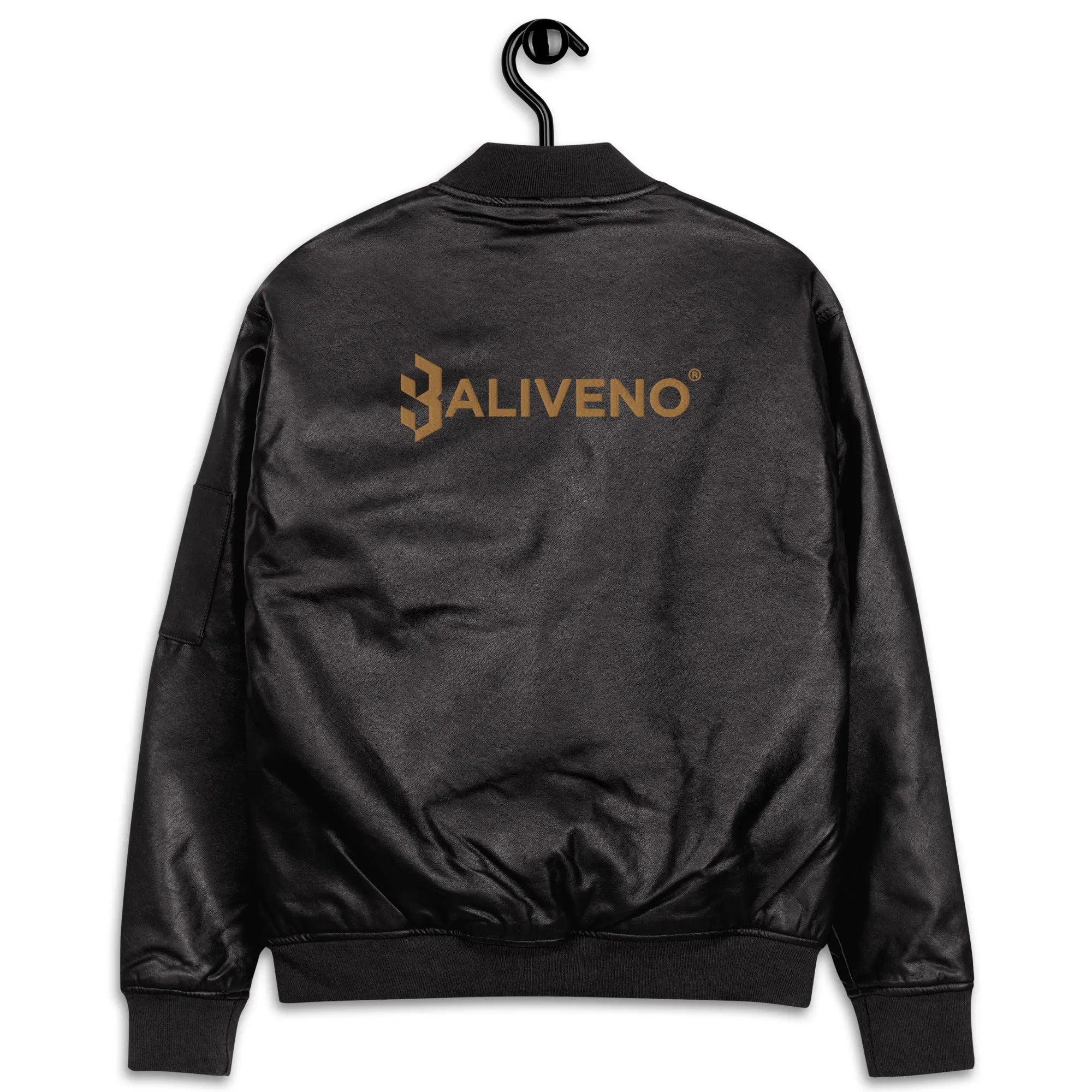 Leather Bomber Jacket - BALIVENO