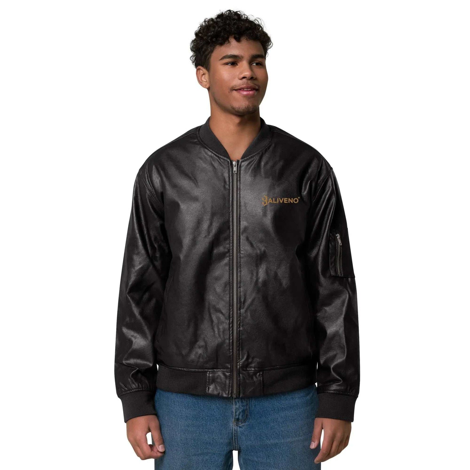 Baliveno LeatherBaliveno Leather Bomber JacketIf there’s an item that never goes out of style, it’s a leather jacket. Made of 100% PU leather, this classic piece will complement casual, chic, or sporty outfits.
[Bal]
